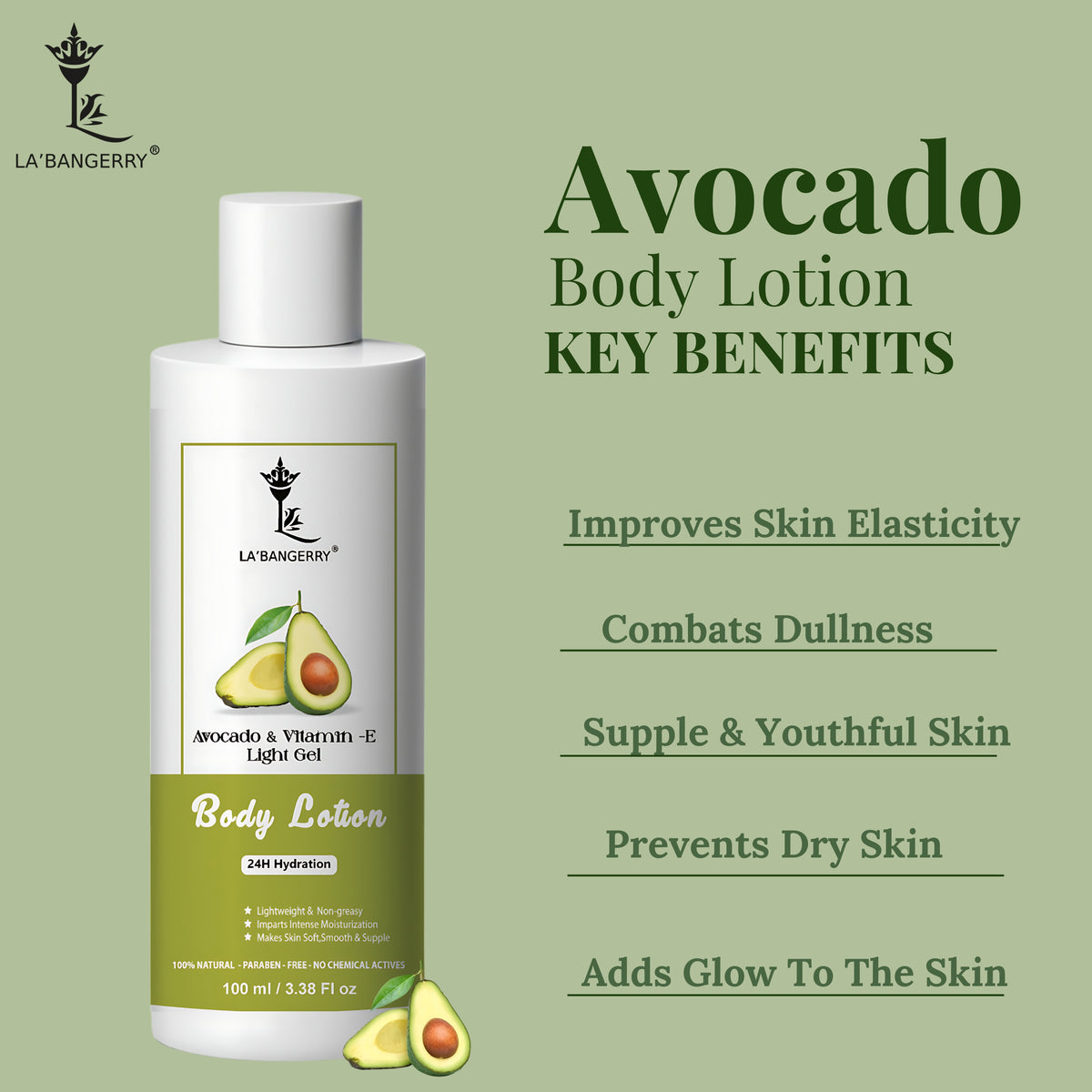 Avocado body lotion for women