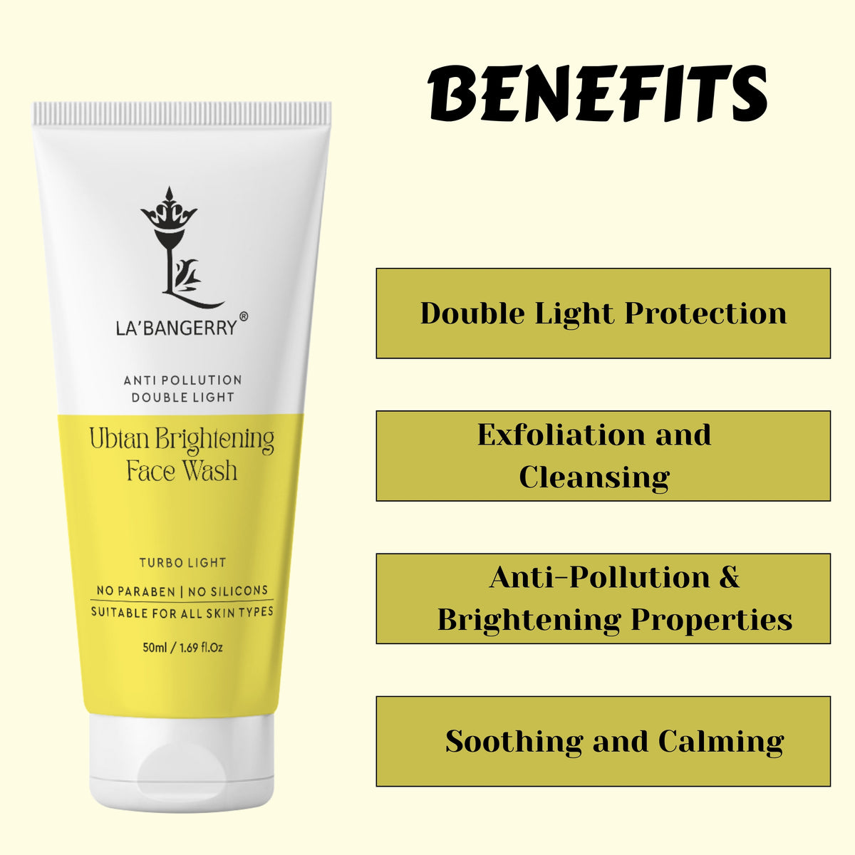 benefits of ubtan brightening face wash