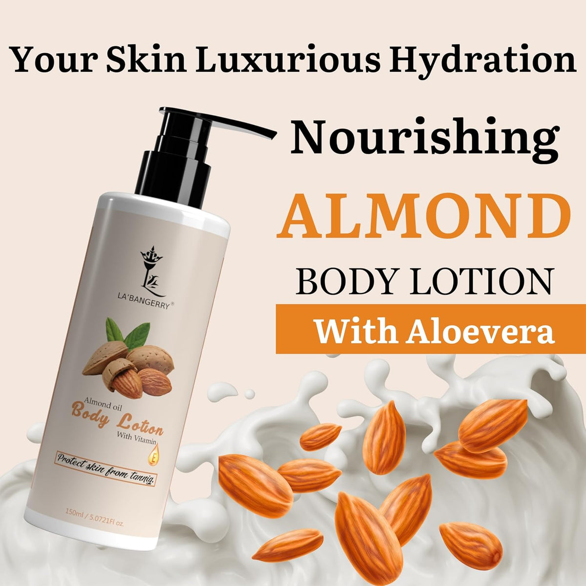 Almond body lotion