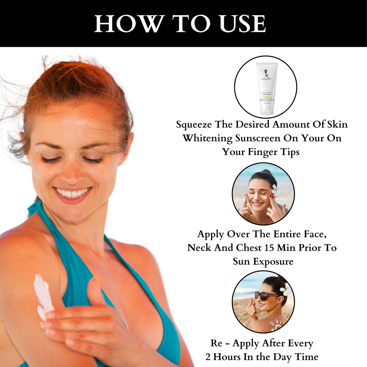 How to use Sunscreen