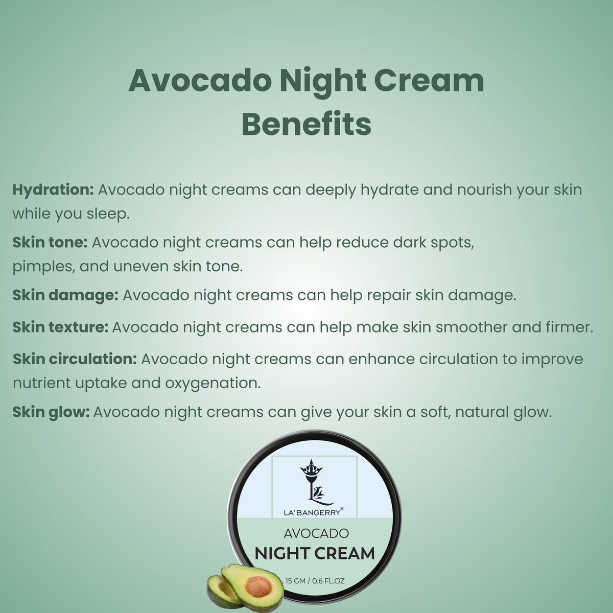 benefits of Avocado Night Cream