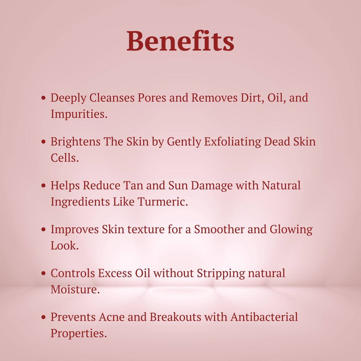 Ubtan Foaming Face Wash for Tan Removal