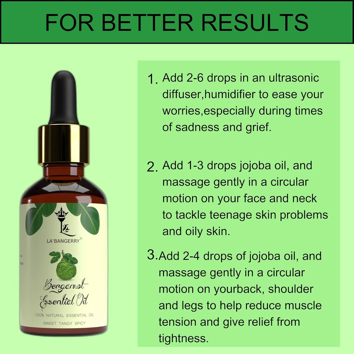 Bergamot Essential Oil for better results