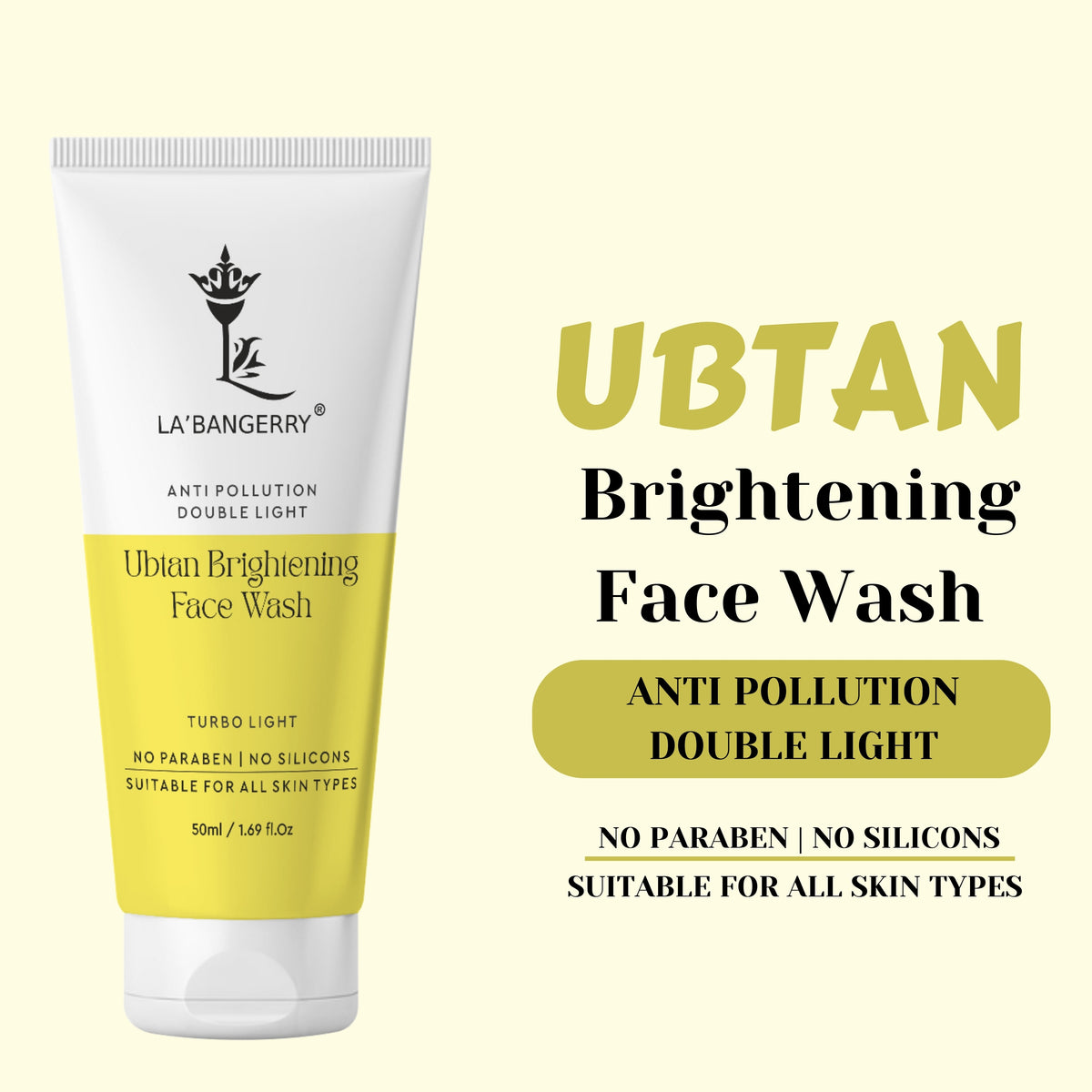 ubtan brightening face wash