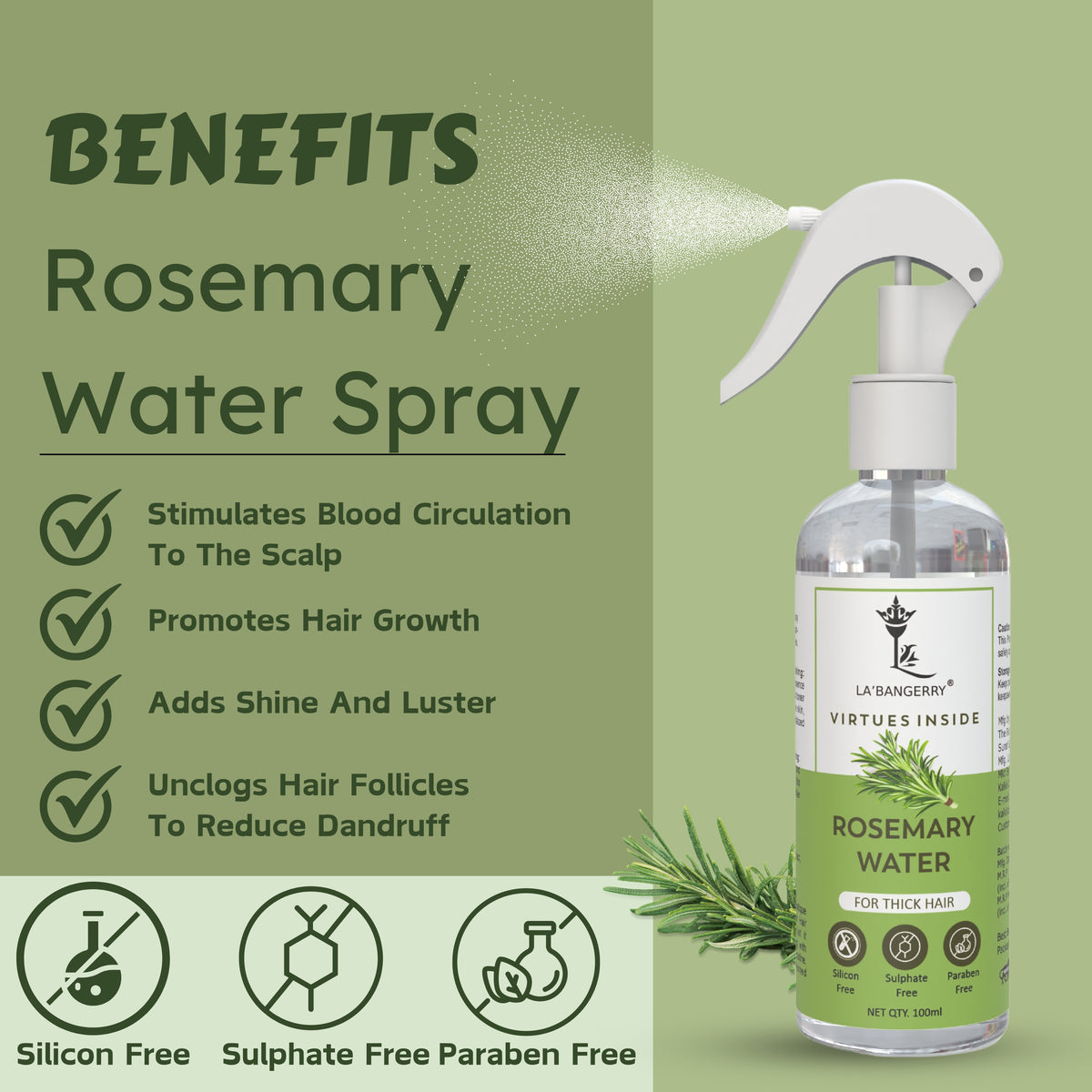 Rosemary Water for Hair Growth