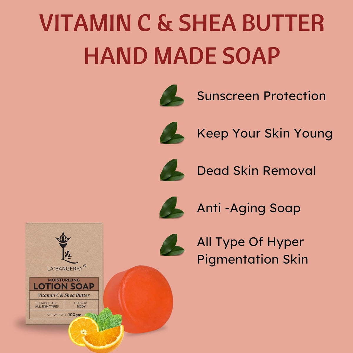 Vitamin C & Shea Butter Soap