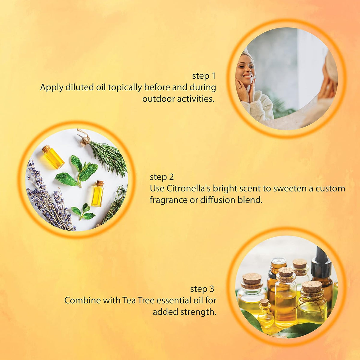 Citronella Essential Oil Use