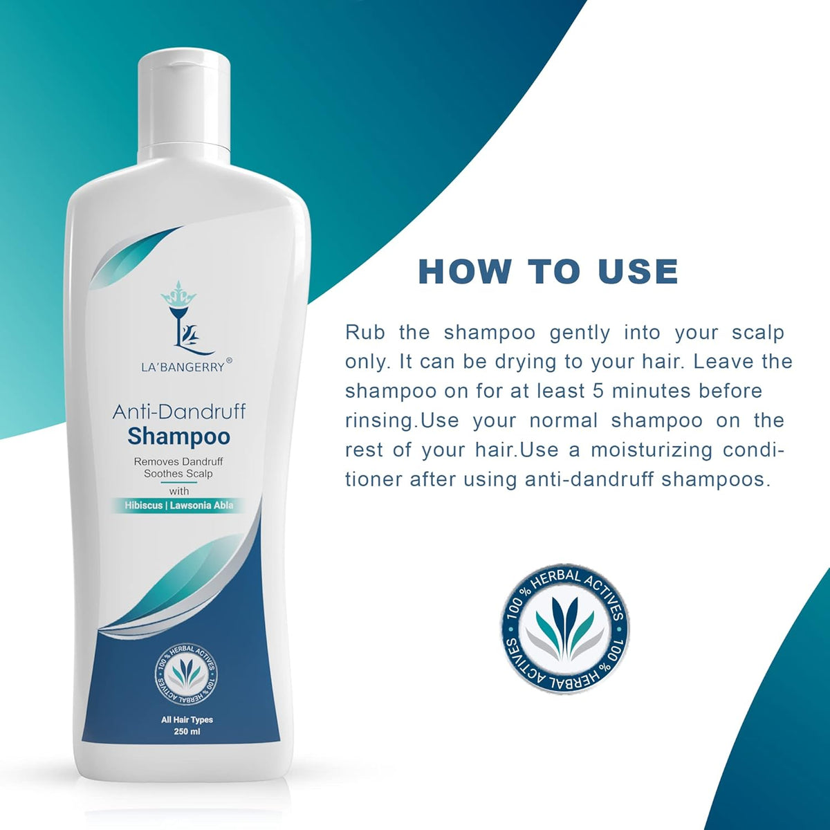 Best Anti Dandruff Shampoo for Women & Men - La'bangerry