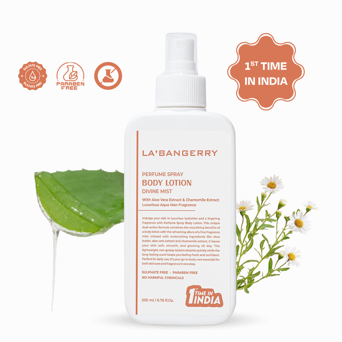 India’s 1st Perfume Spray Body Lotion for Women and Men - La'bangerry