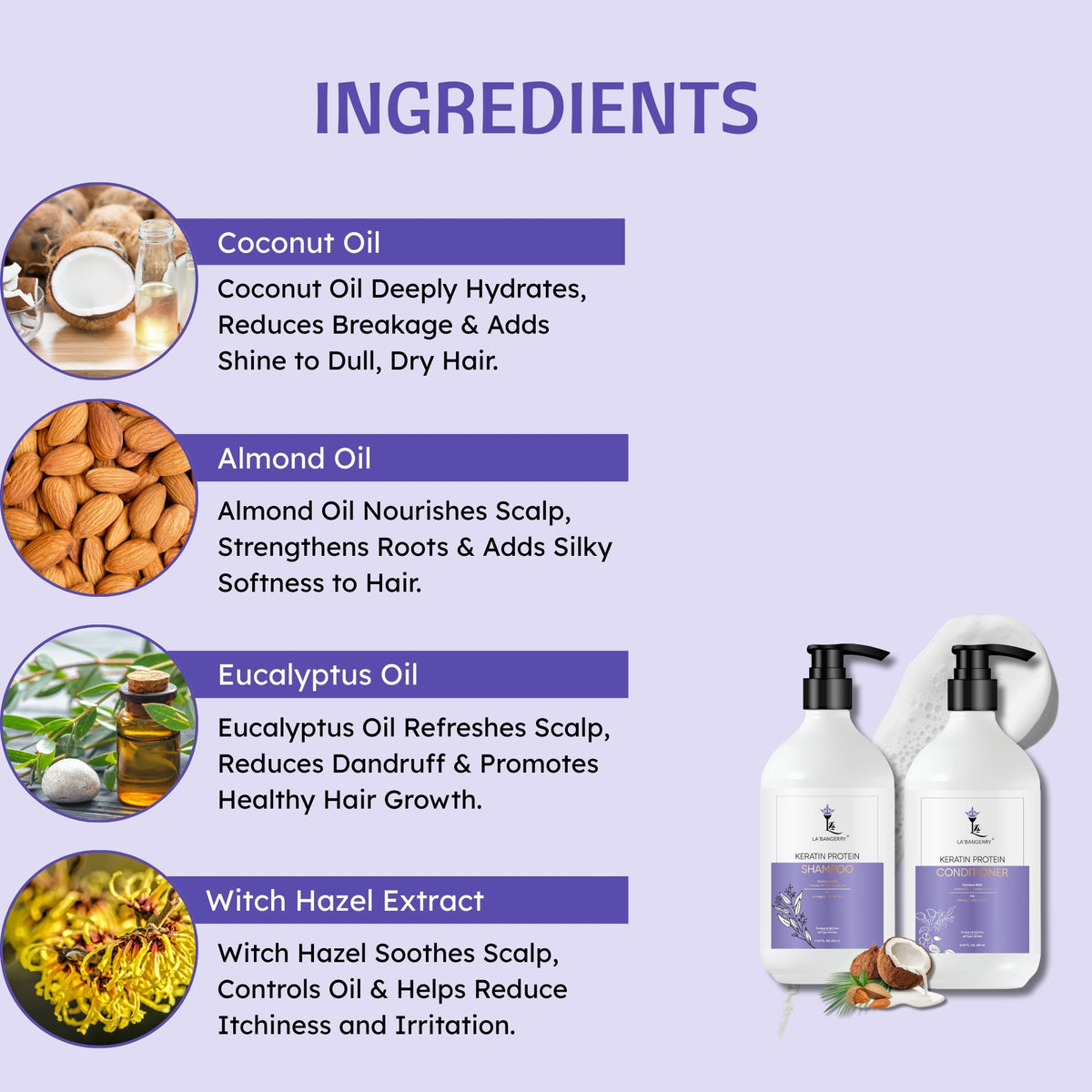 keratin shmapoo ingredients